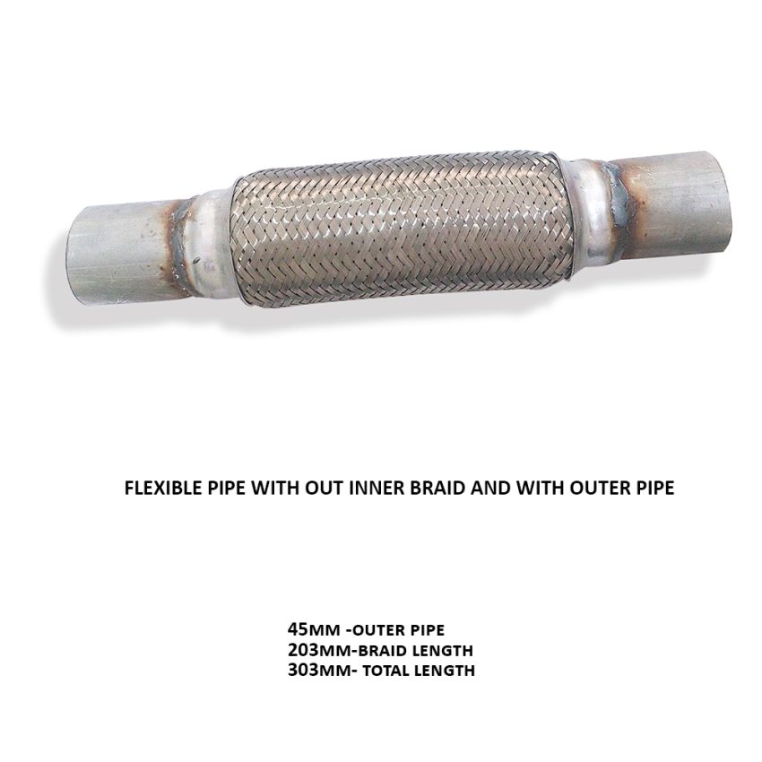 Flexible Pipe With Out Inner Braid and With Outer Pipe