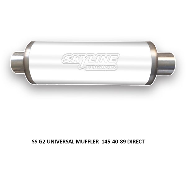 SS G2 UNIVERSAL MUFFLER  145-40-89 DIRECT