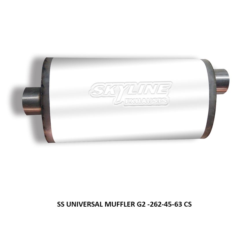 SS UNIVERSAL MUFFLER G2 -262-45-63 CS