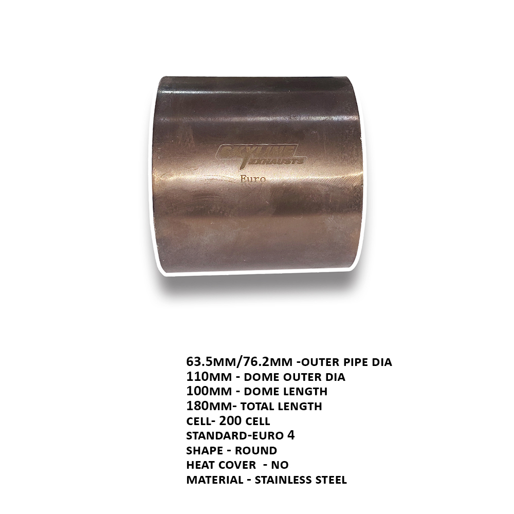 Ss Cat 200 Cell Euro 4 W/ Connection  110x100-R